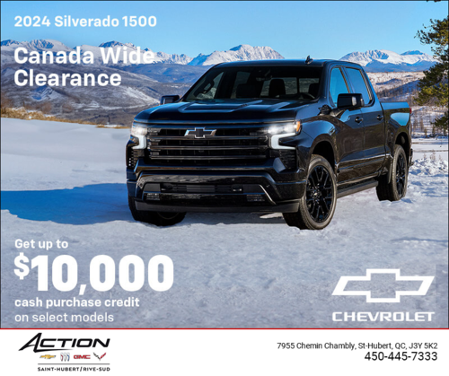 Get the 2024 Chevrolet Silverado 1500