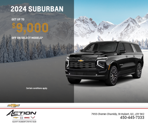 Get the 2024 Chevrolet Suburban