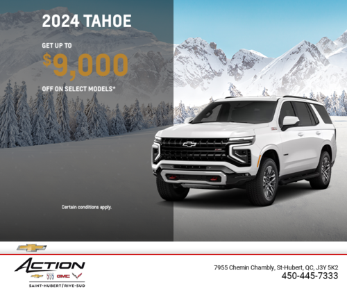 Get the 2024 Chevrolet Tahoe