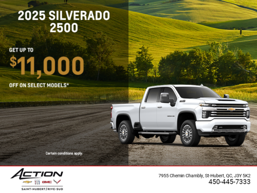 Get the 2025 Chevrolet Silverado 2500