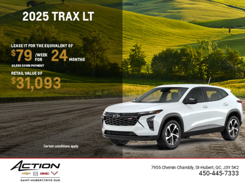 Get the 2025 Chevrolet Trax