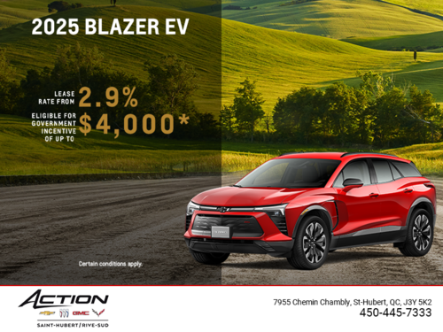 Get the 2025 Chevrolet Blazer EV