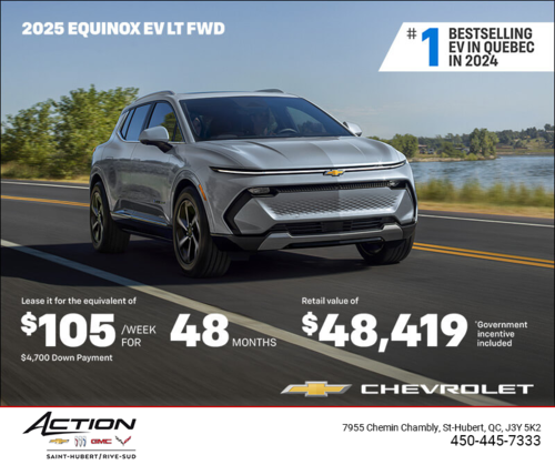 Get the 2025 Chevrolet Equinox EV