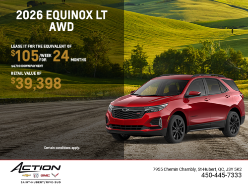 Get the 2026 Chevrolet Equinox LT AWD