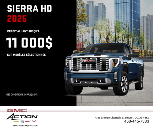 Le GMC Sierra 2500 2025