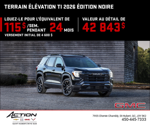 Le GMC Terrain 2026