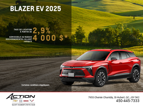 Procurez-vous le Chevrolet Blazer EV 2025