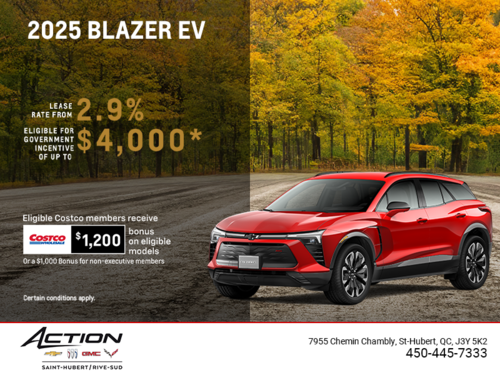 Get the 2025 Chevrolet Blazer EV