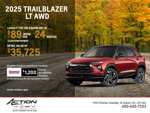 Get the 2026 Chevrolet Trailblazer LT AWD
