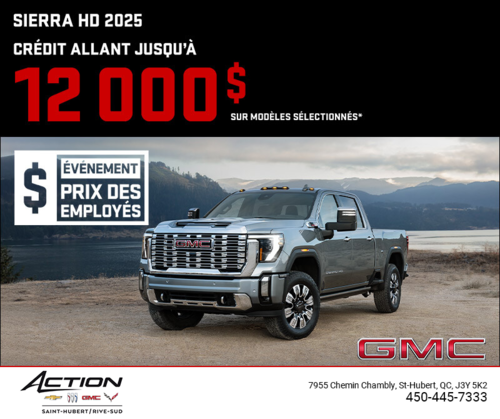 Le GMC Sierra HD 2025