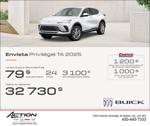 Procurez-vous la Buick Envista 2025