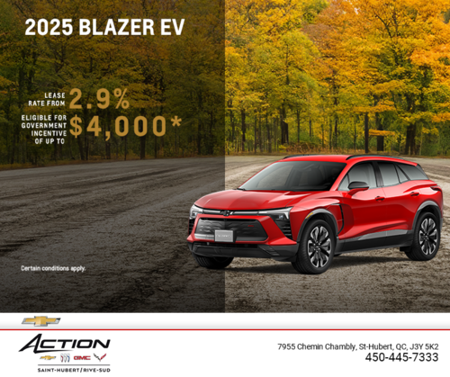 Get the 2025 Chevrolet Blazer EV