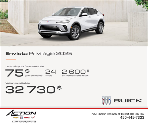 Procurez-vous la Buick Envista 2025