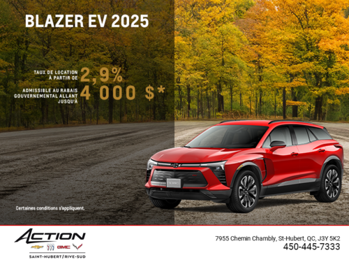 Procurez-vous le Chevrolet Blazer EV 2025