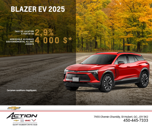 Procurez-vous le Chevrolet Blazer EV 2025