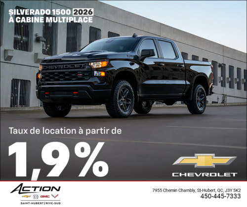 Procurez-vous le Chevrolet Silverado 1500 2026