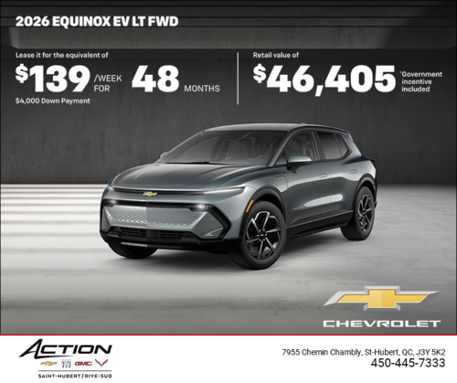Get the 2026 Chevrolet Equinox EV