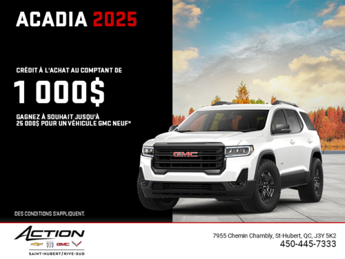 Le GMC Acadia 2025