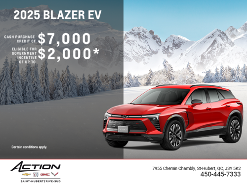 Get the 2025 Chevrolet Blazer EV