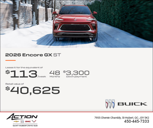 Get the 2026 Buick Encore GX