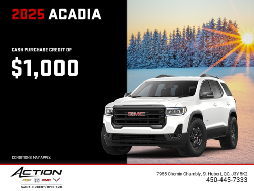 The 2025 GMC Acadia