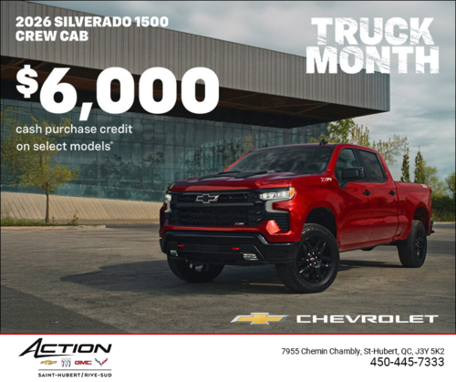 Get the 2026 Chevrolet Silverado 1500 Crew Cab