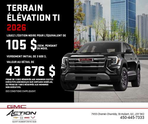 Le GMC Terrain 2026