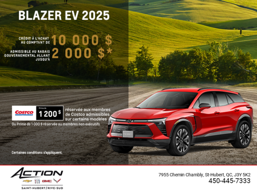 Procurez-vous le Chevrolet Blazer EV 2025
