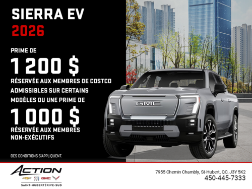 Le GMC Sierra EV 2026