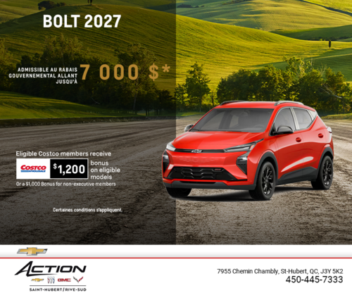 Procurez-vous le Chevrolet Bolt 2027