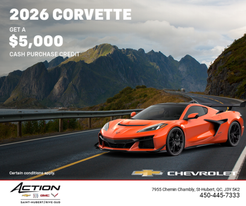 Get the 2026 Chevrolet Corvette
