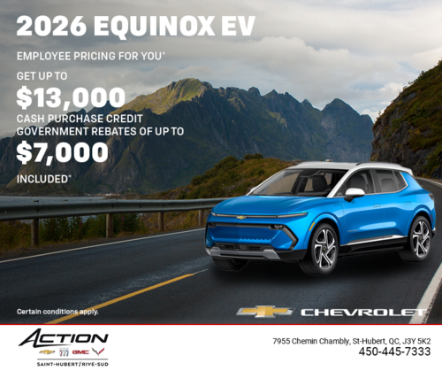 Get the 2026 Chevrolet Equinox EV