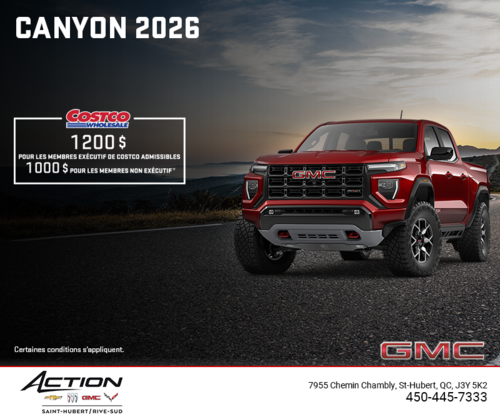 Le GMC Canyon 2026