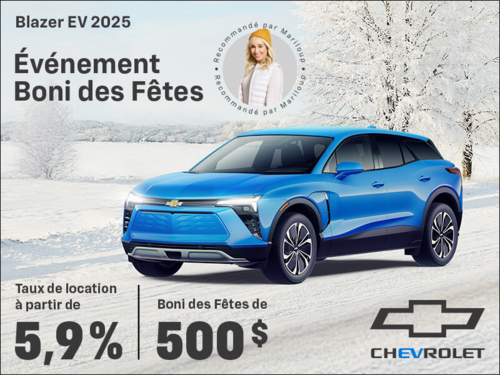 Procurez-vous le Chevrolet Blazer EV 2025