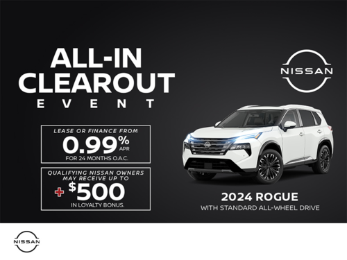 Get the 2024 Nissan Rogue Today!