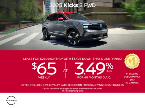 Get the 2025 Nissan Kicks Today!