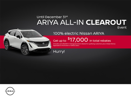 Get the 2024 Ariya Today!