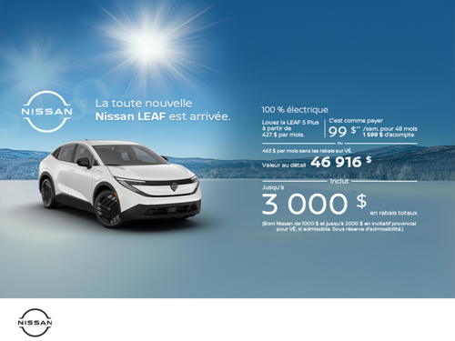 Obtenez la Leaf 2026 !