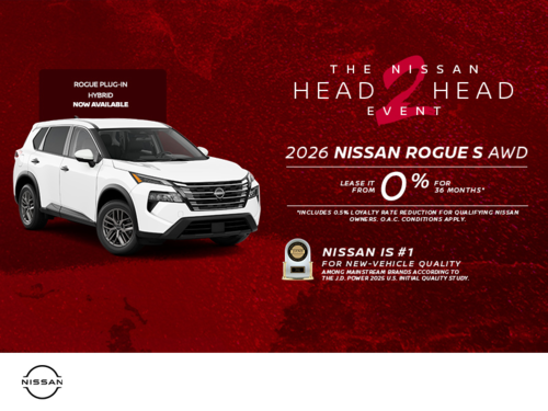 Get the 2026 Nissan Rogue Today!