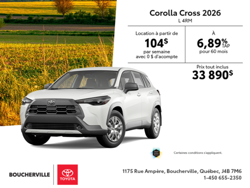 Toyota Corolla Cross 2026