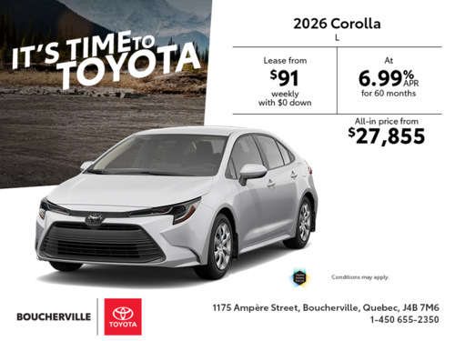 2026 Toyota Corolla