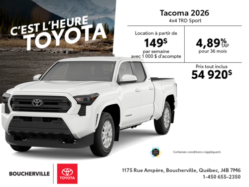 Toyota Tacoma 2026