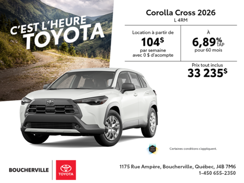 Toyota Corolla Cross 2026