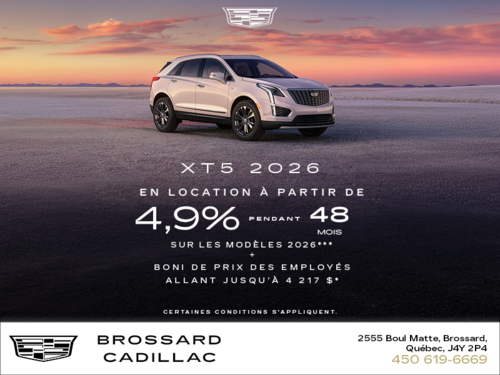 Cadillac XT5 2026
