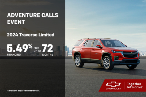 Get the 2024 Chevrolet Traverse