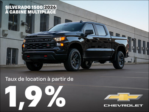 Procurez-vous le Chevrolet Silverado 1500 2026