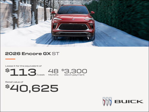 Get the 2026 Buick Encore GX