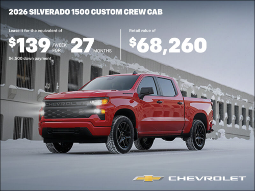 Get the 2026 Chevrolet Silverado 1500