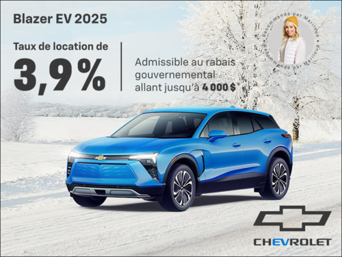 Procurez-vous le Chevrolet Blazer EV 2025