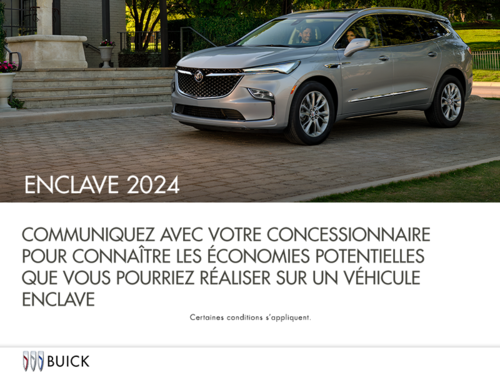 Procurez-vous le Buick Enclave 2024